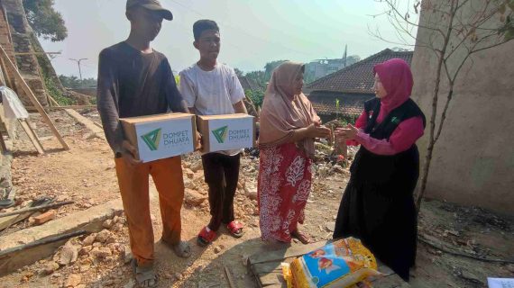Dompet Dhuafa Lampung Bantu Korban Kebakaran