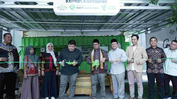 Pertama di Sumatera, Kantin Kontainer di UIN Lampung Resmi Berdiri