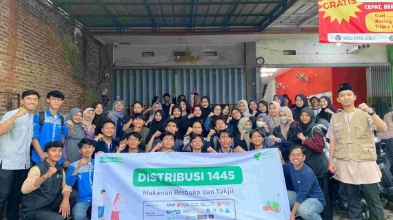 Aksi Kebaikan, Dompet Dhuafa Lampung Tebar 1445 Makanan Berbuka dan Takjil