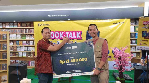 Kolaborasi Kebaikan, Gramedia MBK Lampung dan Dompet Dhuafa Lampung Sedekah Jariyah Al-Qur’an Melalui Event Happy Family Coloring