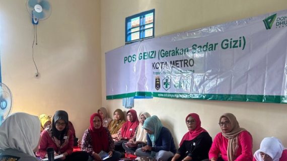 Entaskan Gizi Buruk, Dompet Dhuafa Lampung Gulirkan Pos Genzi di Metro