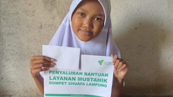 Minum Obat 9 kali sehari, Dompet Dhuafa Lampung Bantu Kesembuhan Annisa