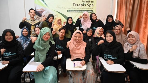 Dorong Kemandirian, Institut Kemandirian-Dompet Dhuafa Lampung KolaborAksi Adakan Pelatihan Terapis Spa