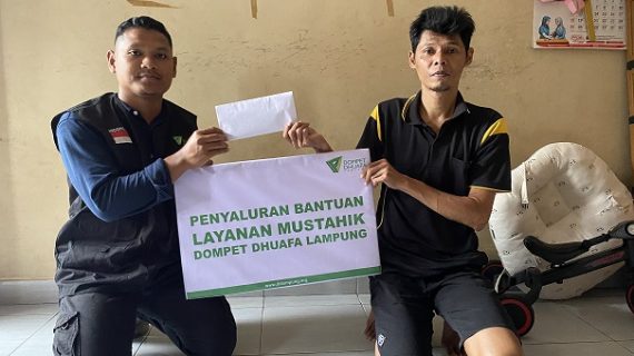 Dompet Dhuafa Lampung Bantu Erwin, Pria Paruh Baya yang Hidup dengan Katup Jantung Buatan