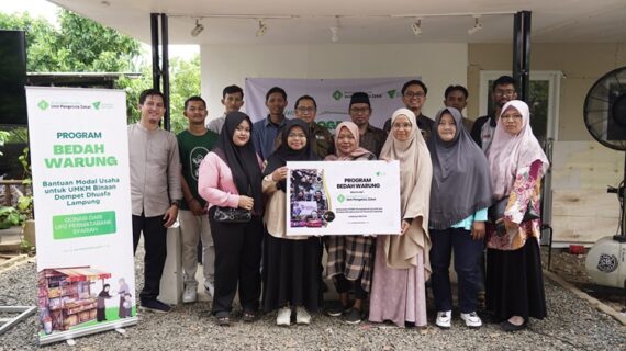 UMKM Lampung Bersemi Lewat Program Bedah Warung Dompet Dhuafa dan UPZDK Permata Bank Syariah