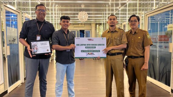 Wujud Kepedulian, Yayasan Az Zahra Salurkan Donasi Rp10 Juta untuk Bencana Sumatera Melalui Dompet Dhuafa Lampung